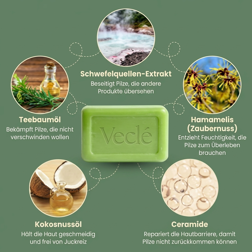 Veclé Antimykotische Seife